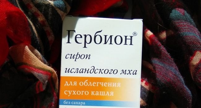 Картонная упаковка от сиропа
