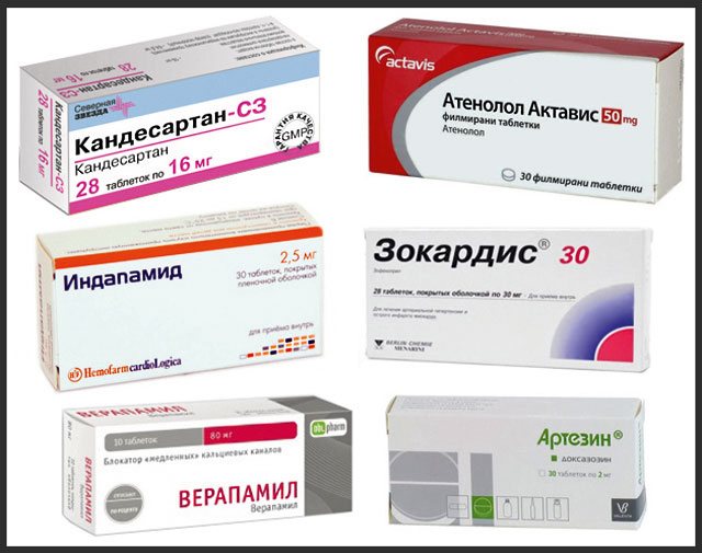 препараты, которые назначают при гипертонии