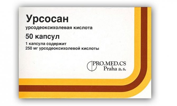 Урсосан относится к гепатопротекторным препаратам, назначается при желчнокаменной болезни, в случае хронического вирусного гепатита, цирроза, рефлюкс-эзофагита